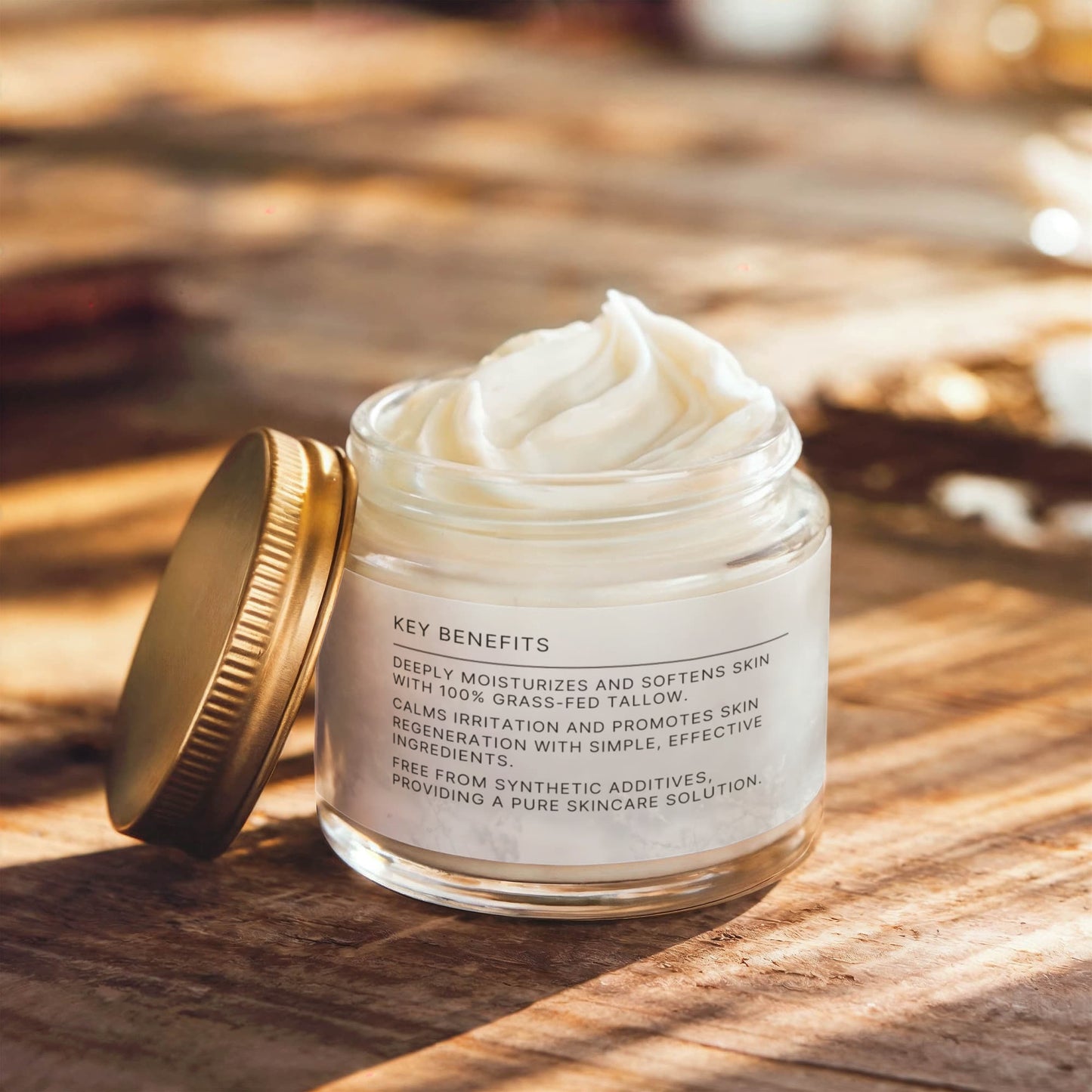 Bone & Butter 100% Grass Fed Whipped Beef Tallow - Vanilla Bean