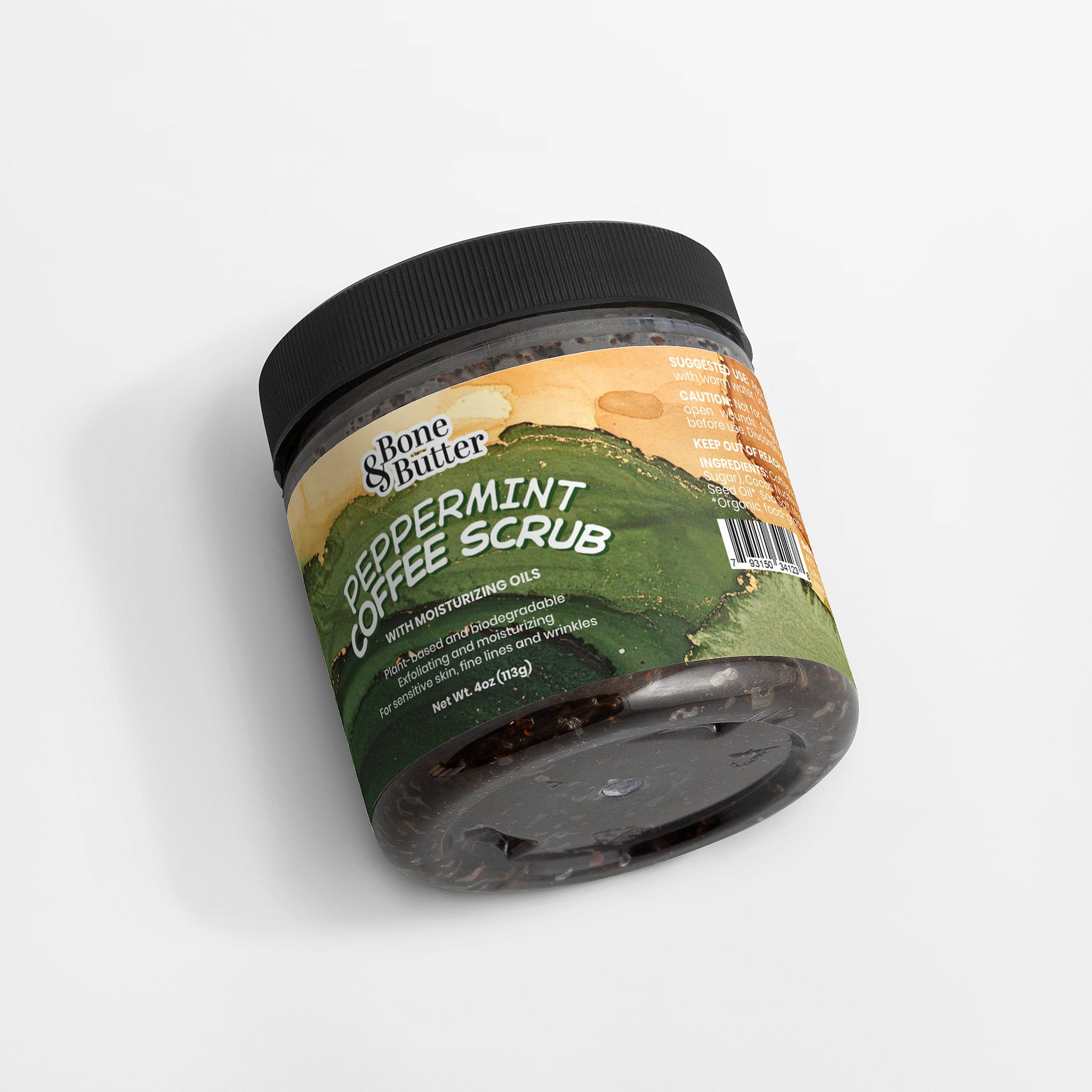 Peppermint Coffee Scrub 4oz