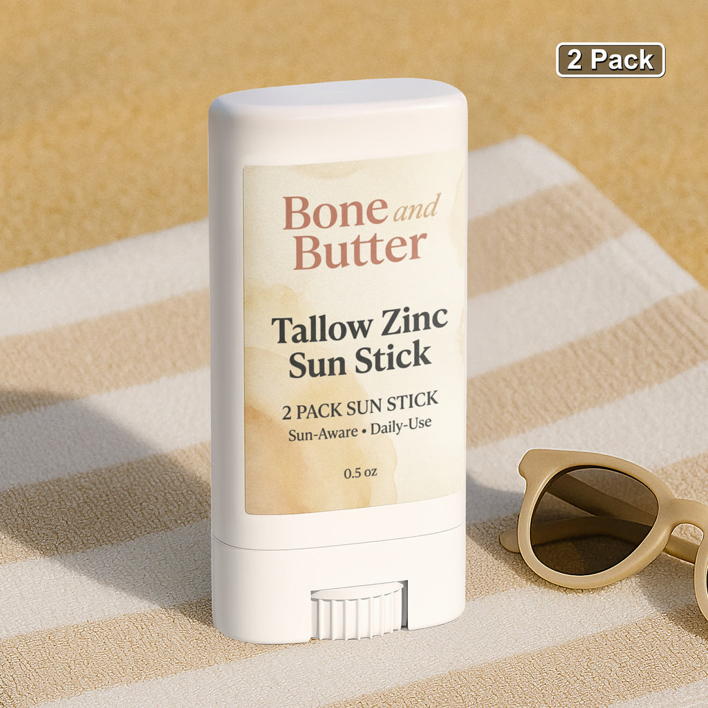2 Pack Tallow Zinc Sun Stick
