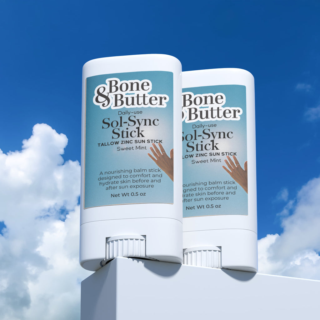 Bone & Butter 2 Pack Tallow Zinc Sun Stick