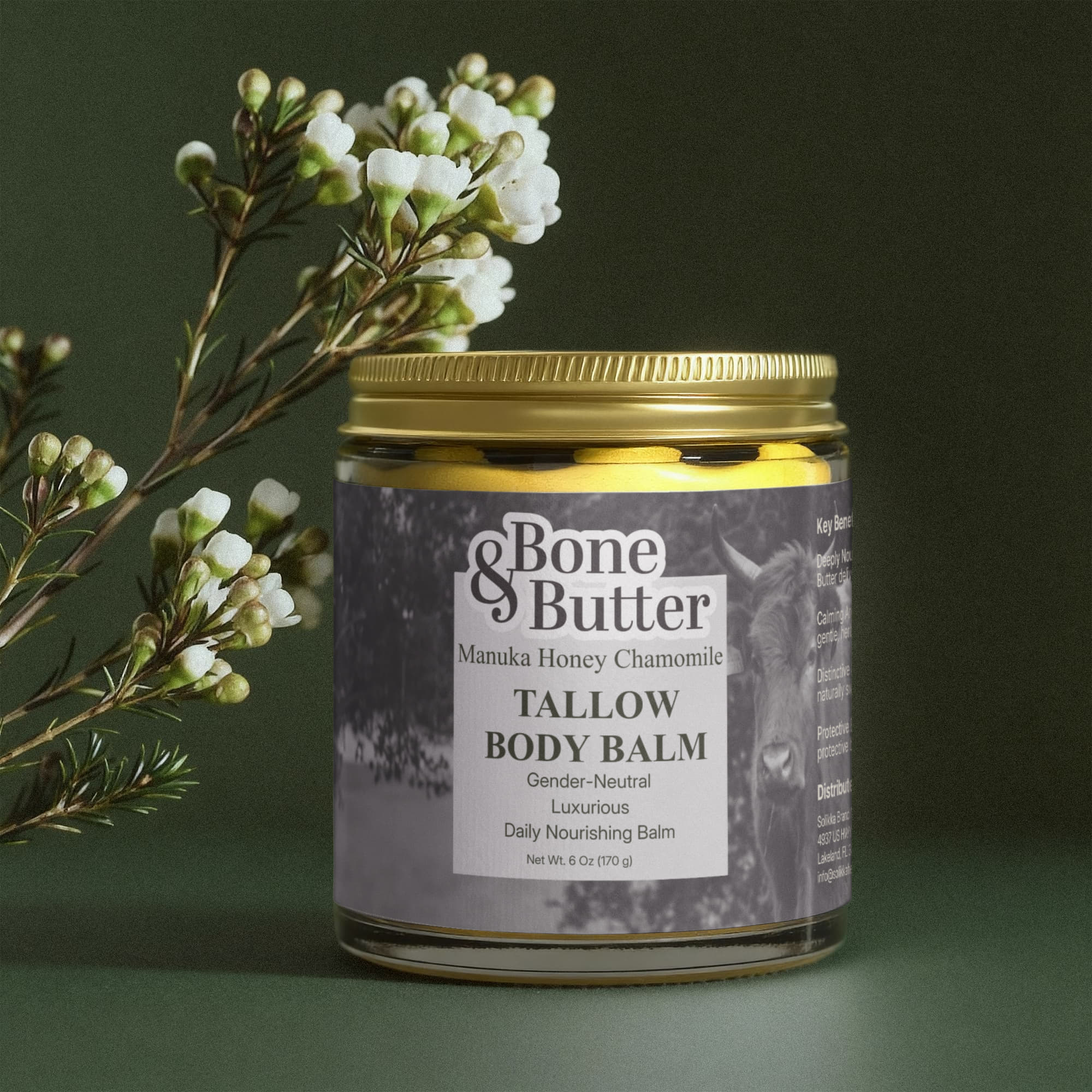 Manuka Honey Chamomile Tallow Body Balm