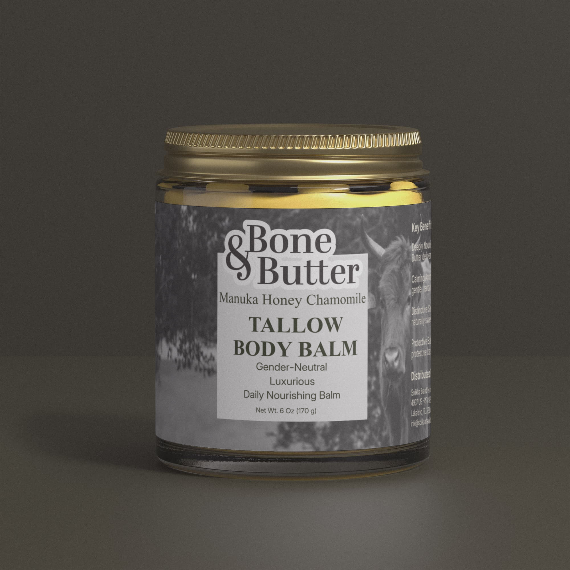 Manuka Honey Chamomile Tallow Body Balm