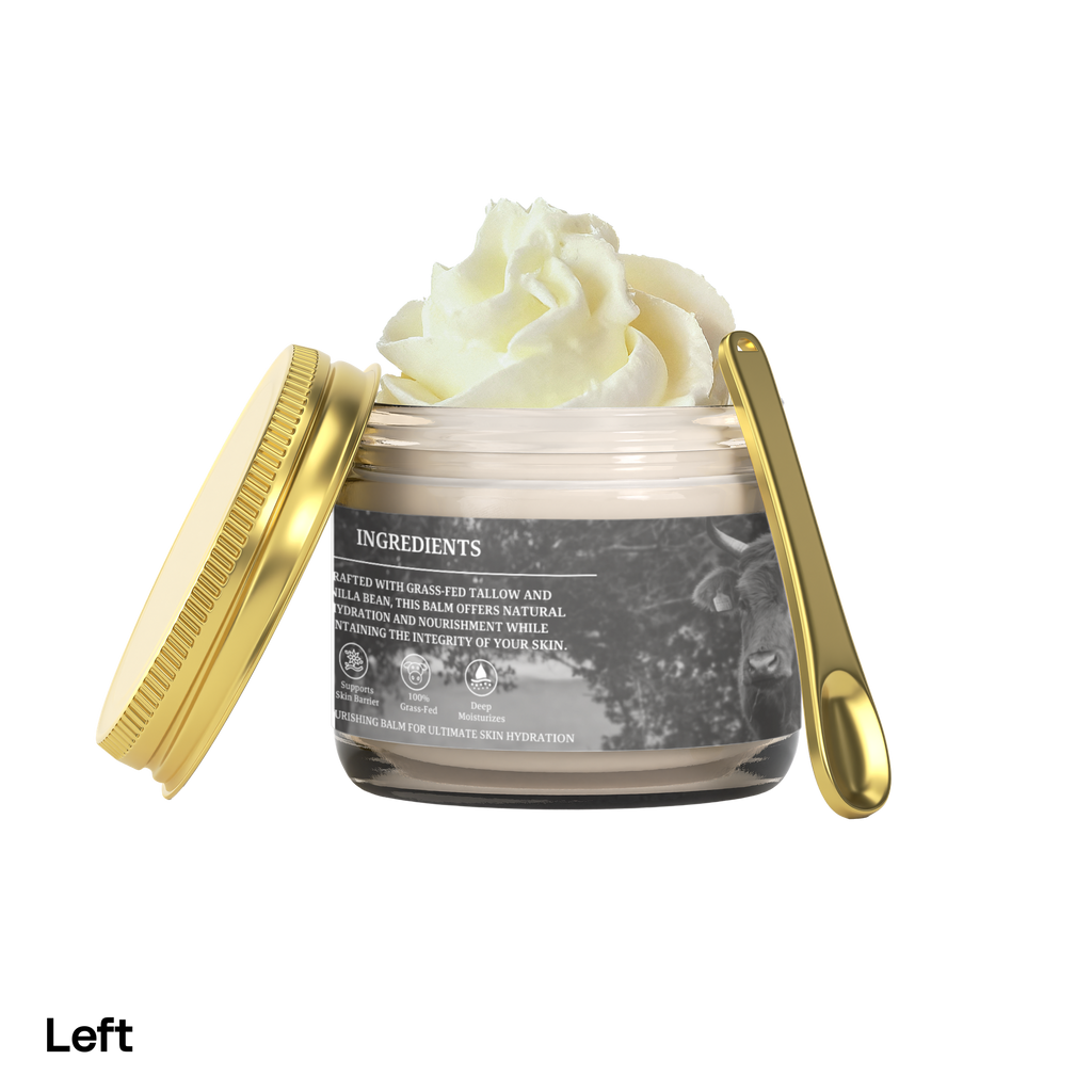Whipped Grass-Fed Tallow Balm with Vanilla Bean