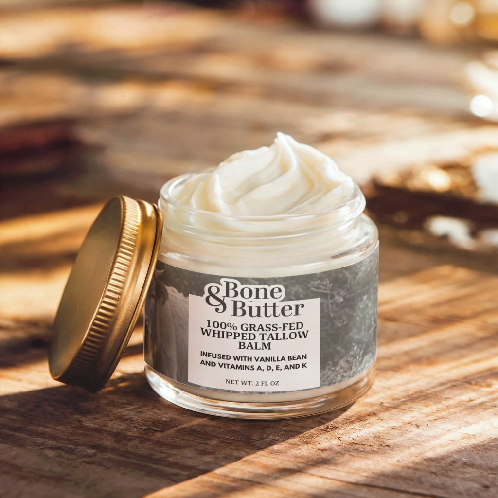 Whipped Grass-Fed Tallow Balm with Vanilla Bean