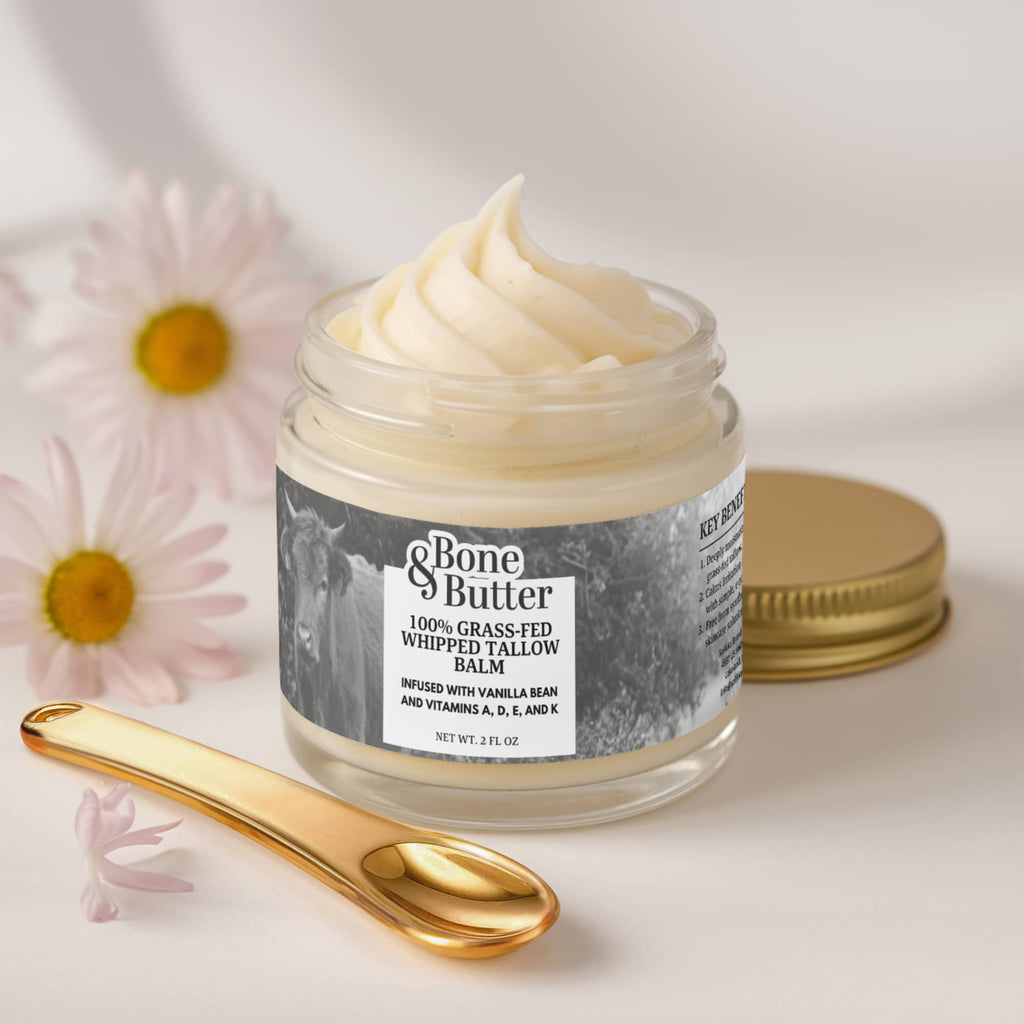 Whipped Grass-Fed Tallow Balm with Vanilla Bean