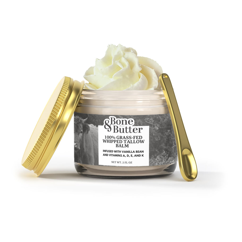 Whipped Grass-Fed Tallow Balm with Vanilla Bean